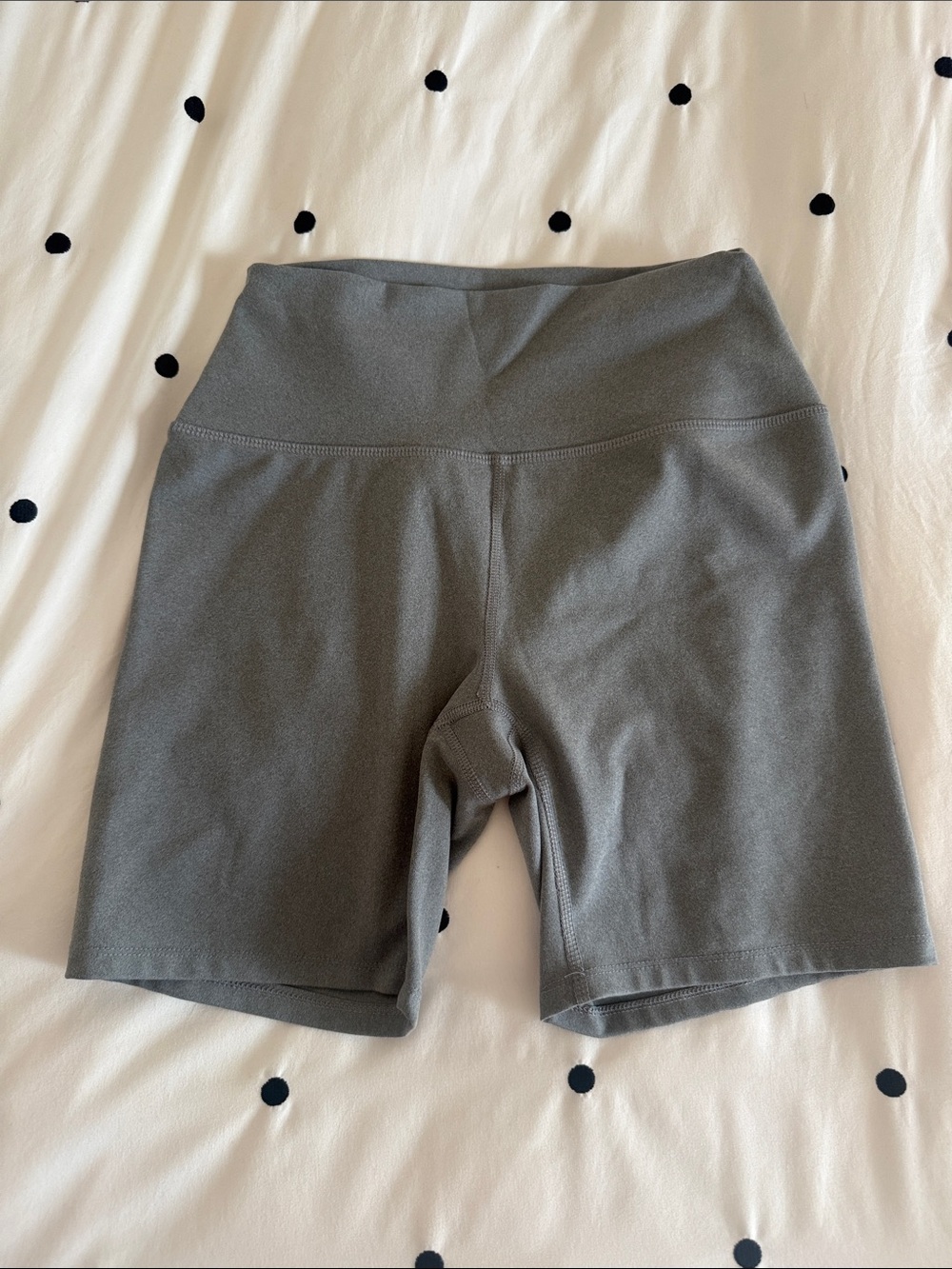 RBX Gray High-Rise Bike Shorts